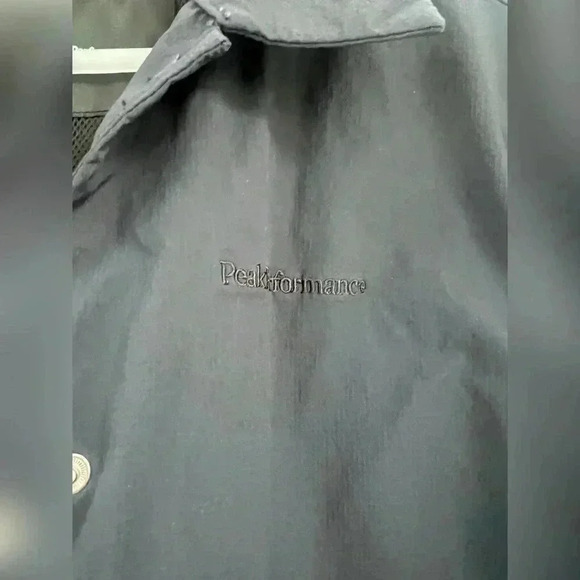 PEAK PERFORMANCE 2L Coach Jacket Waterproof jacket in Blue Shadow Size S - Picture 6 of 7